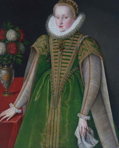 Portrett av erkehertuginne Maria Christina av Østerrike (Graz av Unknown artist