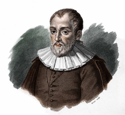 Portrett av Bernardino Telesio.Humanist av Unknown artist