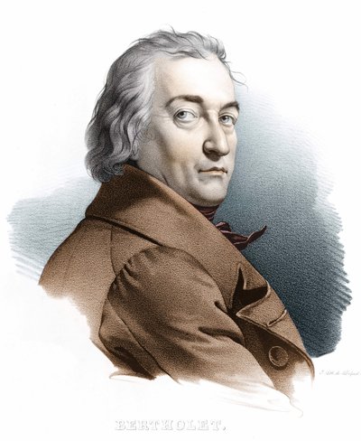 Portrett av Berthollet. 1800-talls gravering. av Unknown artist