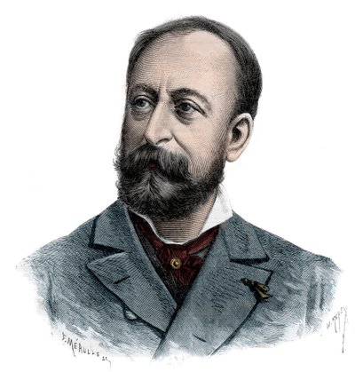 Portrait of Camille Saint-Saens (Saint Saens av Unknown artist