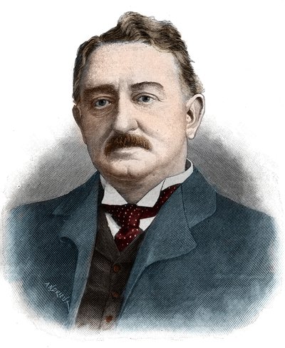 Portrett av Cecil John Rhodes (1853-1902) britisk forretningsmann og kolonialadministrator. av Unknown artist