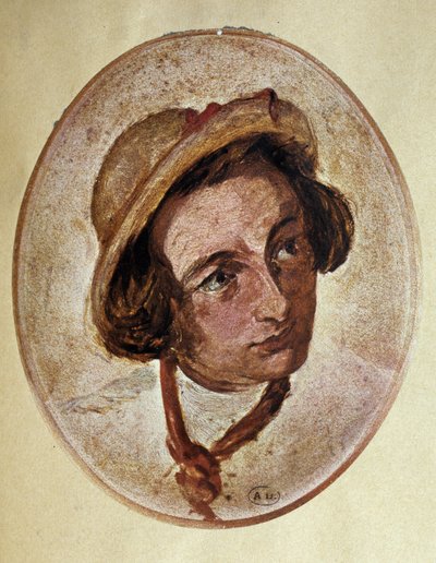 Portrett av Charles Dickens Young, v.1840 av Unknown artist