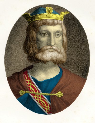 Portrett av Charles Martel (688-741) av Unknown artist