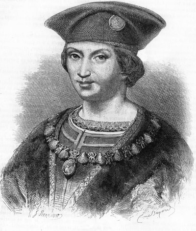 Portrait of Charles VIII King of France (1470-1498). av Unknown artist