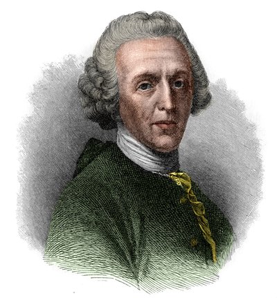 Portrett av Christian Furchtegott Gellert av Unknown artist