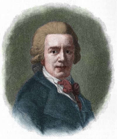 Portrett av Christian Gottfried Korner (1756-1831) tysk jurist, venn av Friedrich Schiller. av Unknown artist