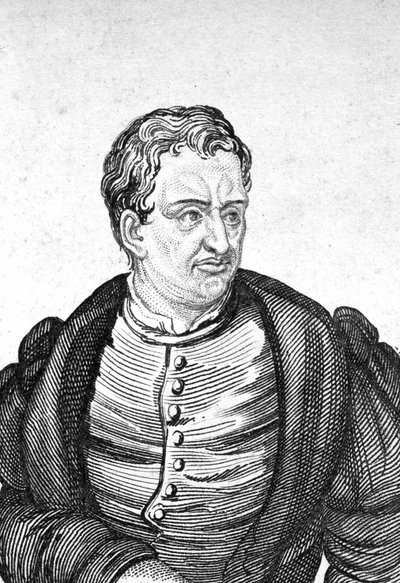 Portrett av Christopher Columbus. av Unknown artist
