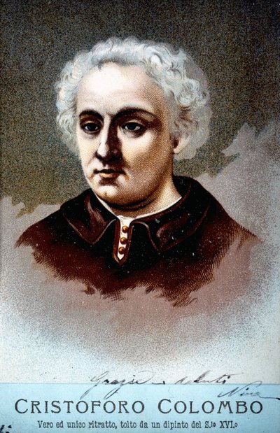 Portrett av Christopher Columbus av Unknown artist