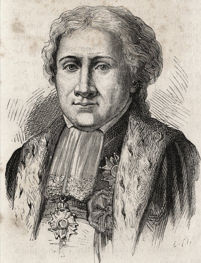 Portrett av Claude - Ambroise Régnier, hertug av Massa, advokat, stordommer, justisminister (1746-1814) av Unknown artist