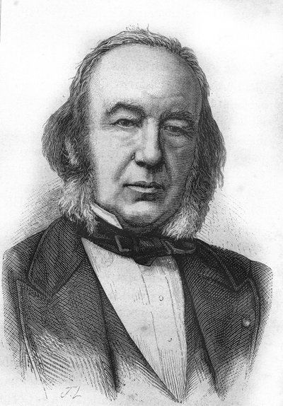 Portrett av Claude Bernard (1813 - 1878) fransk fysiolog - i "" L