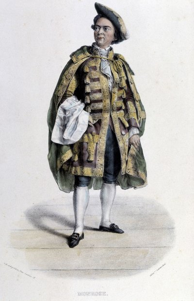 Portrett av Claude Louis Seraphin Barizain (eller Barisain), dit Monrose av Unknown artist