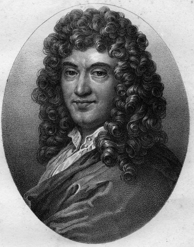 Portrett av Claude Perrault (1613-1688), fransk arkitekt, lege og anatom av Unknown artist