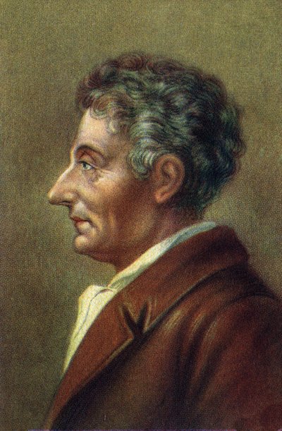 Portrett av grev Joseph Louis de Lagrange, fransk matematiker. av Unknown Artist