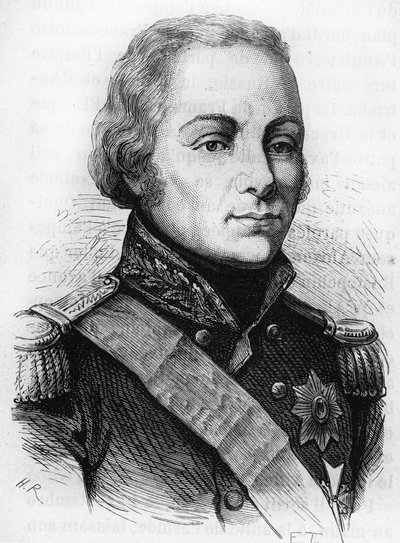 Portrett av grev Rostopchine (1765 - 1826). Gravering av slutten av 1800-tallet i "Histoire de France"" av H. Martin. av Unknown artist