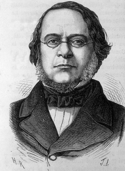 Portrett av Daniele Manin (1804-1857), italiensk politiker. av Unknown artist