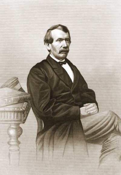 Portrett av David Livingstone (1813 - 1873). av Unknown artist