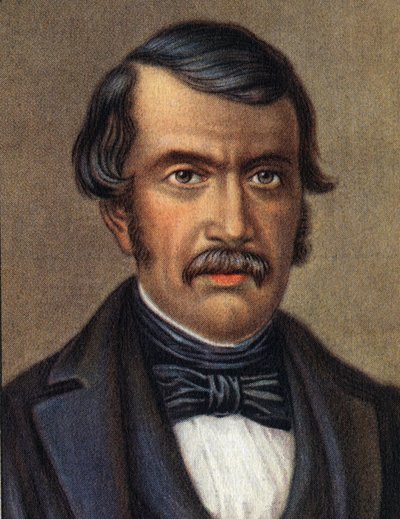 Portrett av David Livingstone, skotsk misjonær og afrikansk oppdagelsesreisende. av Unknown Artist