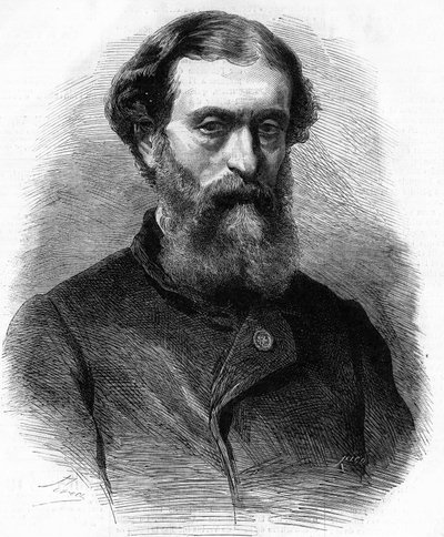 Portrett av Don Eugenio de Ochoa (1833-1889) spansk mann av bokstav og politiker. av Unknown artist