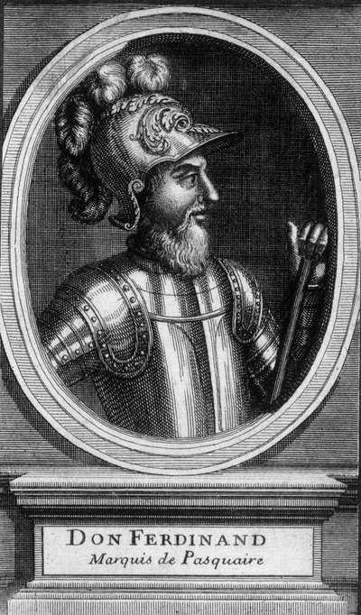 Portrett av Don Ferdinand, Marquis de Pasquaire - n.d. av Unknown artist
