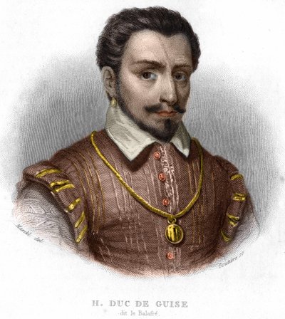 Portrett av hertugen av Guise. François de Lorraine, hertug av Aumale, deretter andre hertug av Guise fransk generalløytnant (1519 til 1563) av Unknown artist