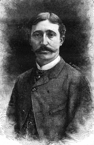 Portrett av Edouard Detail, fransk maler (1848-1912). av Unknown artist