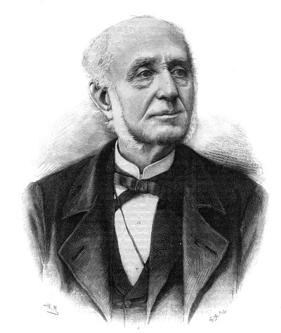 Portrett av Etienne Arago (1802-1892) dramatisk forfatter, politiker, borgermester i Paris av Unknown artist