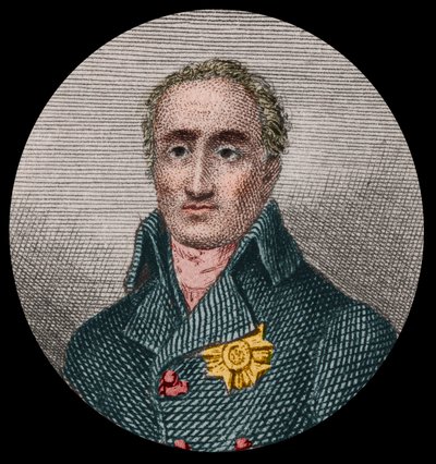 Portrett av Etienne de La Ville, grev De Lacepede (1756-1825), fransk naturforsker. Anonym gravering fra 1876. av Unknown artist