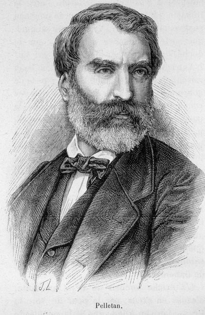 Portrett av Eugene Pelletan (1813-1884), fransk journalist, forfatter og politiker. av Unknown artist
