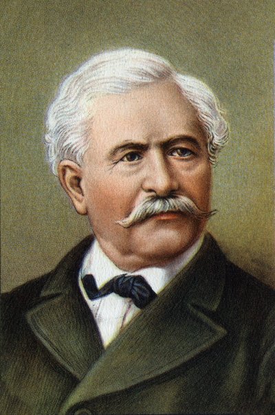 Portrett av Ferdinand de Lesseps (1805-1894), fransk diplomat og gründer. av Unknown Artist