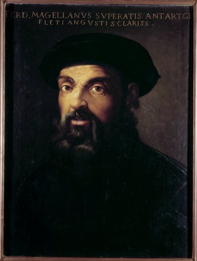 Portrett av Fernand de Magellan (1480-1521) portugisisk navigatør Anonymt maleri fra 1500-tallet. Sevilla, Museum of Fine Arts av Unknown artist