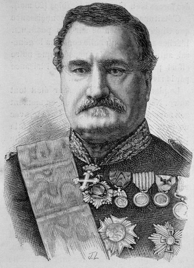 Portrett av Forey, marskalk av Frankrike (1804 - 1872) av Unknown artist