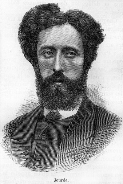 Portrett av Francois Jourde. Fransk revolusjonær 1843-1893. av Unknown artist