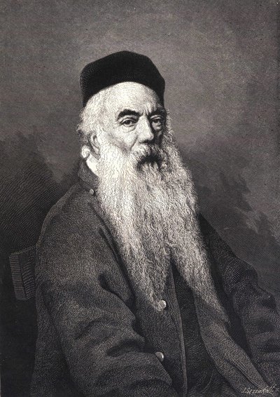 Portrait of François Rude (1784 - 1855) French sculptor. av Unknown artist