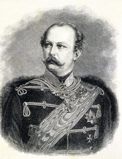 Portrett av Frederic Charles av Preussen (1828 - 1885), nevø av William I av Unknown artist