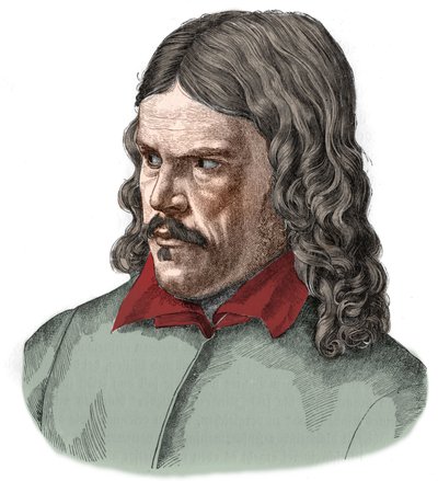 Portrett av Friedrich Ruckert poet og tysk orientalistisk oversetter (1788-1866). av Unknown artist