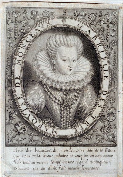 Portrett av Gabrielle d