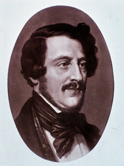 Portrett av Gaetano Donizetti (gravering) av Unknown artist