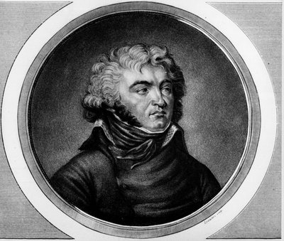 Portrett av general Jean Baptiste Kleber (1753-1800). Gravering i "" Komplett samling av historiske malerier fra den franske revolusjonen, i tre bind.""" 1804. av Unknown artist