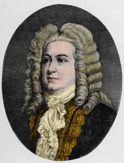Portrett av George Frederick Handel (Georg Friedrich Handel av Unknown artist