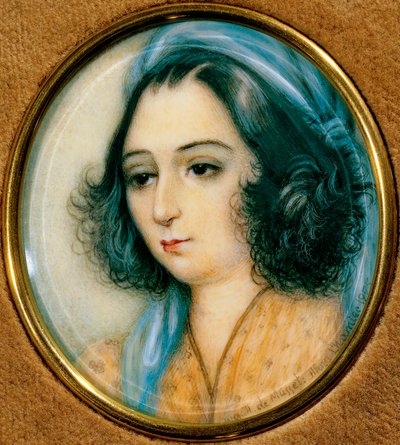 Portrett av George Sand av Unknown artist