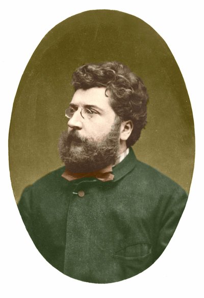 Portrett av Georges Bizet (1838 - 1875). av Unknown artist