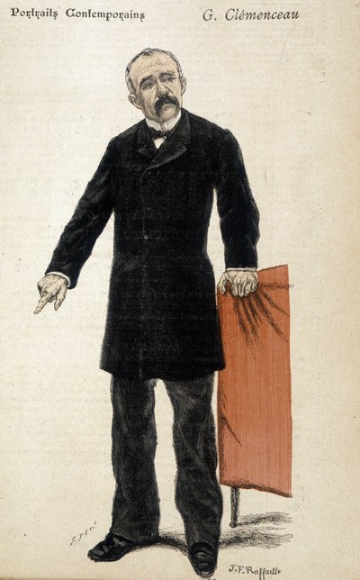 Portrett av Georges Clemenceau av Unknown artist
