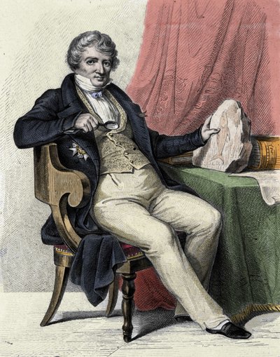 Portrett av Georges Cuvier av Unknown artist
