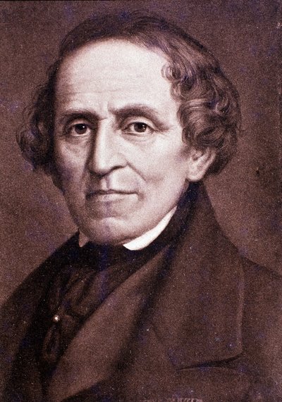 Portrett av Giacomo Meyerbeer (gravering) av Unknown artist