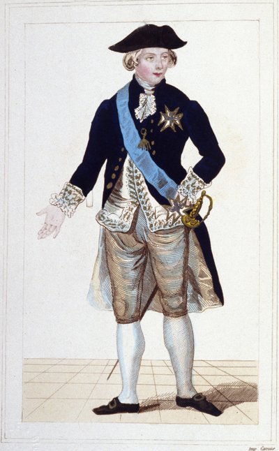 Portrett av Gilbert Mottier, Marquis de La Fayette (1757-1834). av Unknown artist