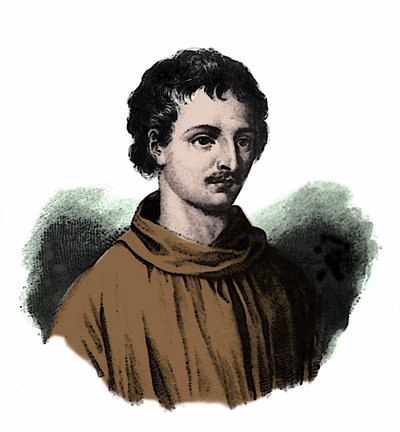 Portrett av Giordano Bruno (1548-1600) av Unknown artist