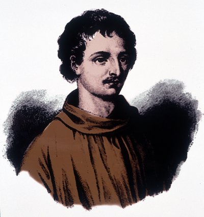 Portrett av Giordano Bruno (1548 - 1600) av Unknown artist