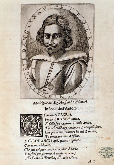 Portrett av Girolamo Fantini (gravering) av Unknown artist