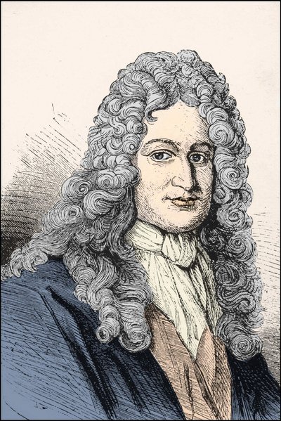 Portrett av Gottfried Wilhelm Leibniz (1646 -1716), tysk filosof. av Unknown artist