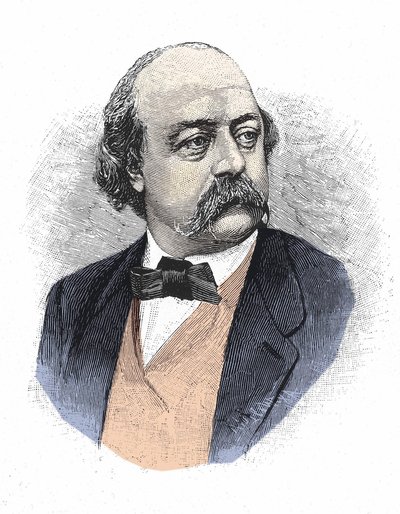 Portrait of Gustave Flaubert (1821 - 1880). av Unknown artist